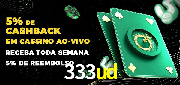 Promoções do cassino ao Vivo 333ud